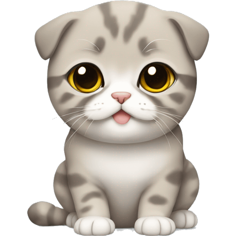 Scottish fold emoji