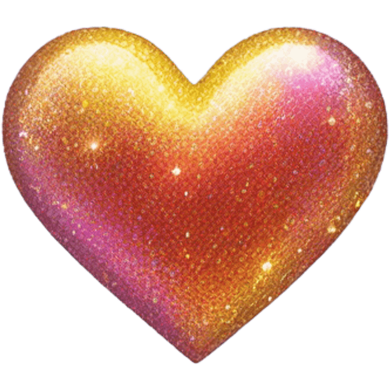 glitter heart  emoji