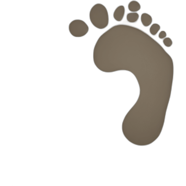 footprint emoji