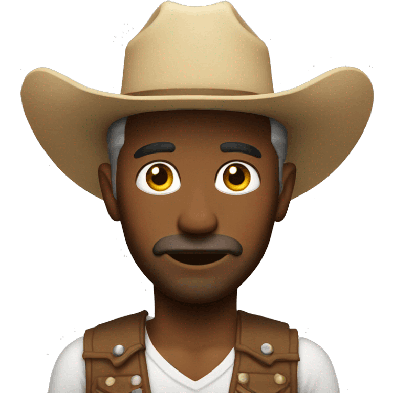 Beach cowboy emoji