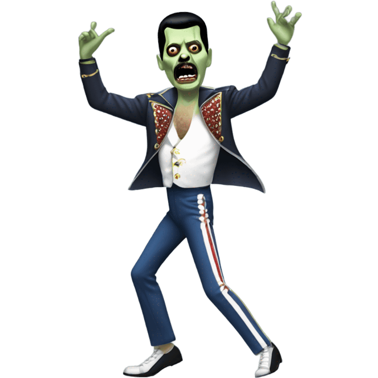 freddie mercury zombie dancing emoji