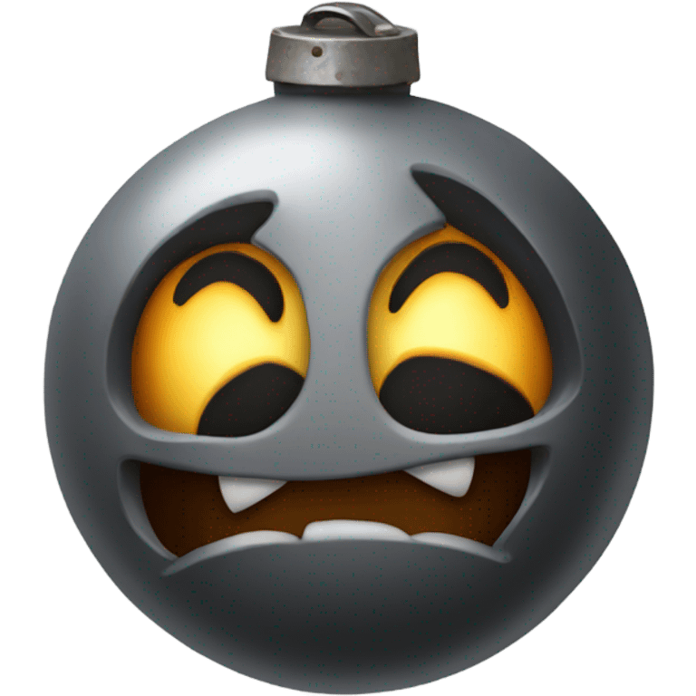 a Cartoon style bomb emoji