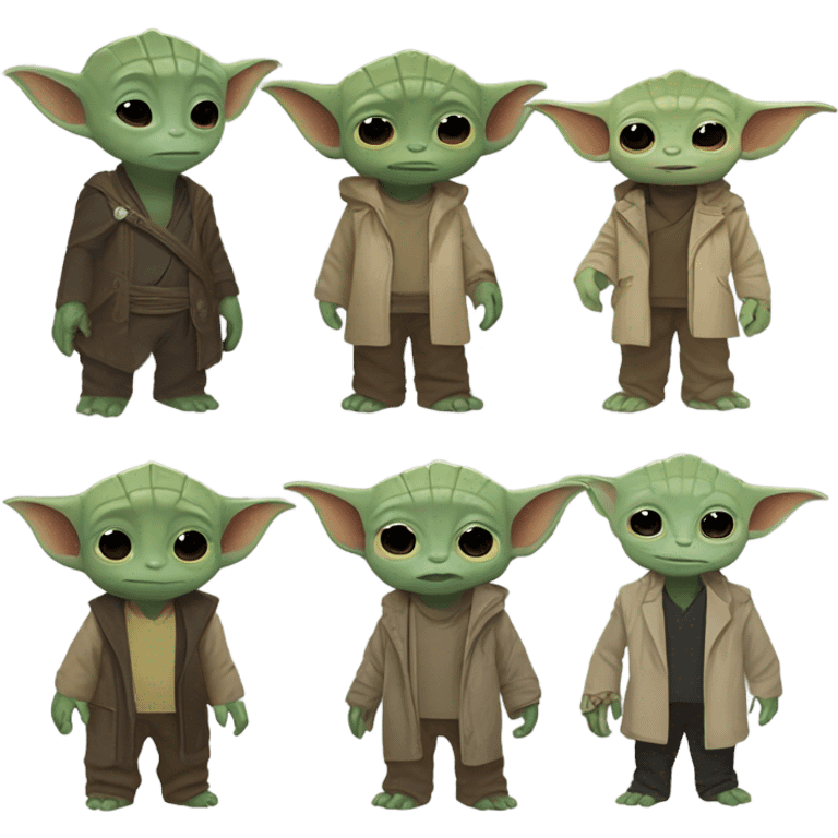 Baby Yoda groot alligator ￼Loki  emoji