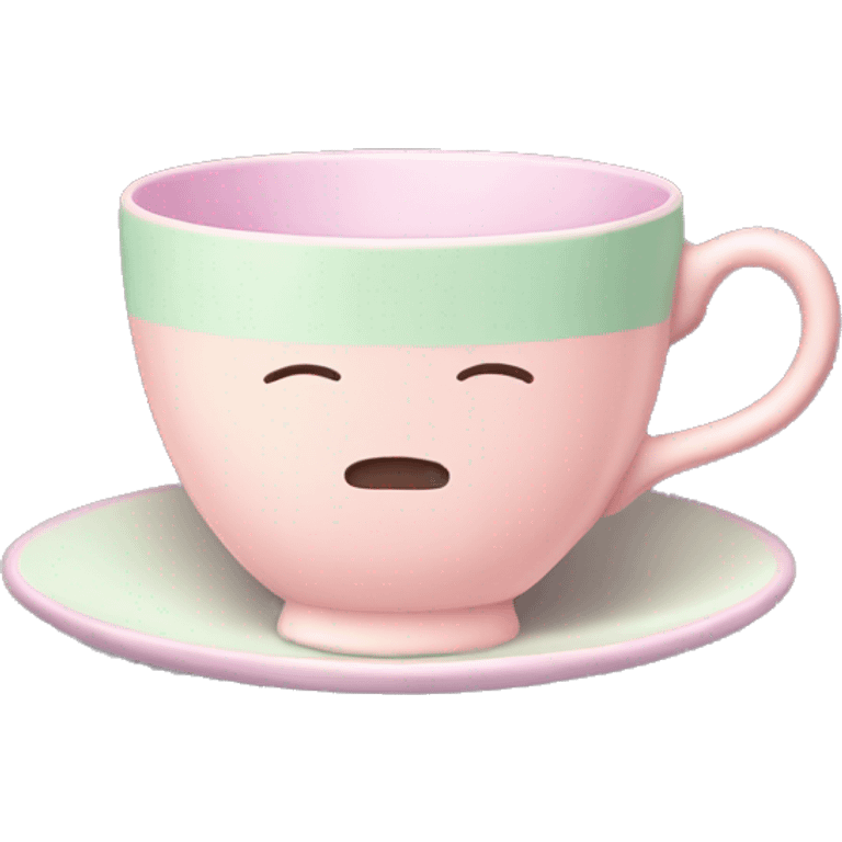 Pastel tea cup emoji