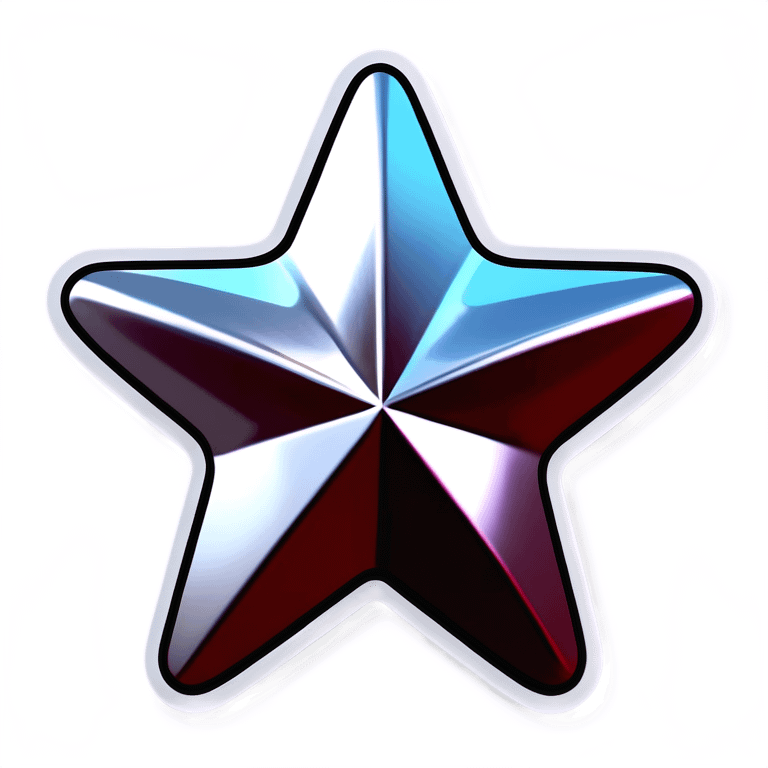 Silver star emoji