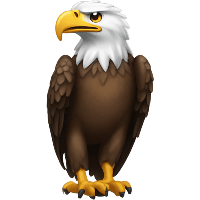 Eagle pooping emoji