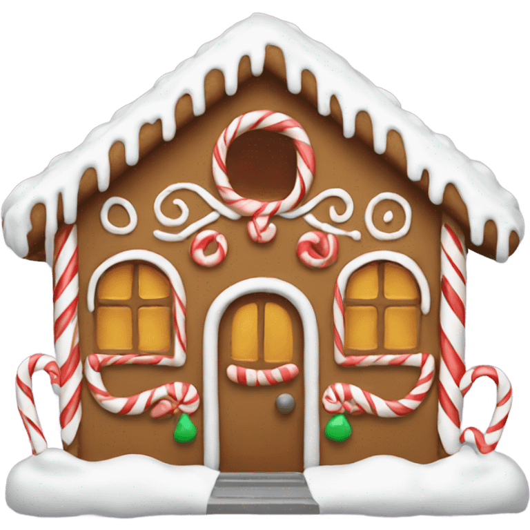 gingerbread house emoji