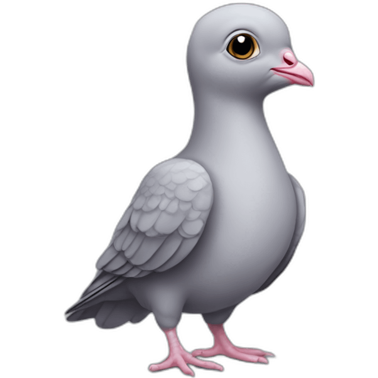 hairless pigeon baby emoji