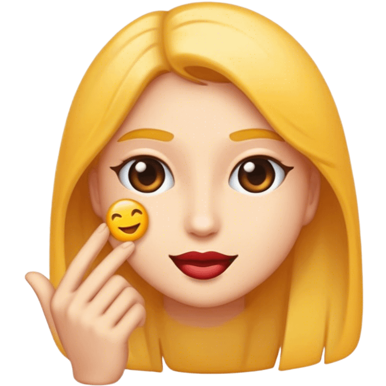 An emoji that describes impressing by someone’s beauty  emoji