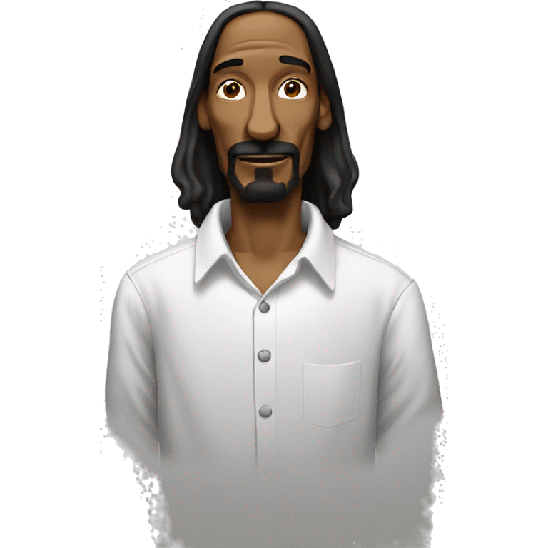 Snoop dog with White shirt  emoji