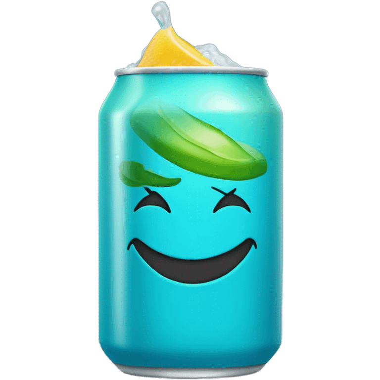 Baja blast smiling emoji