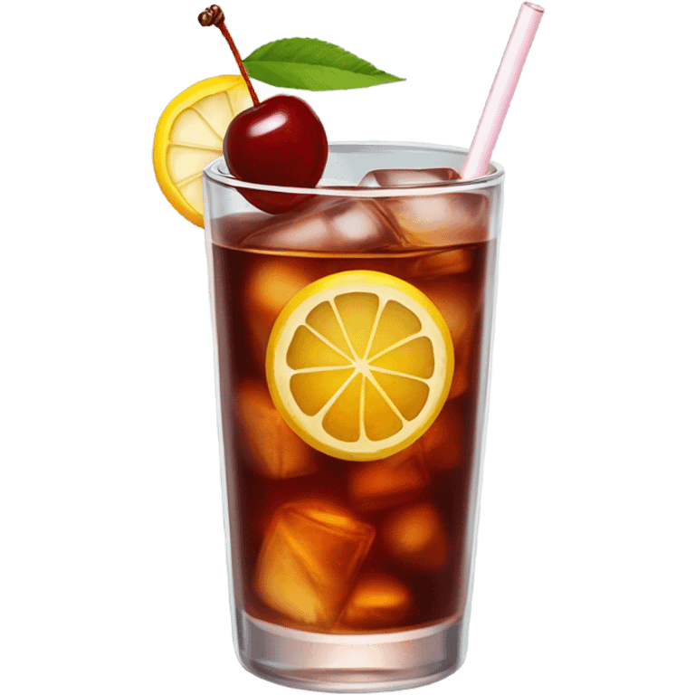 Ice Tea Cherry emoji