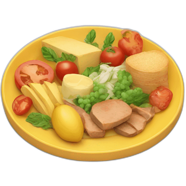 plate of food emoji