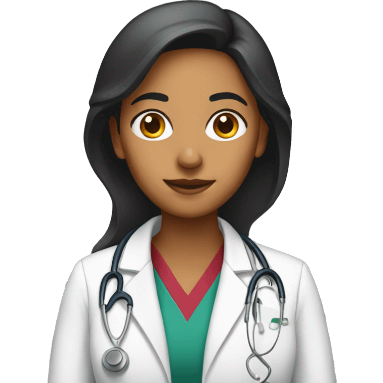 indian doctor female emoji