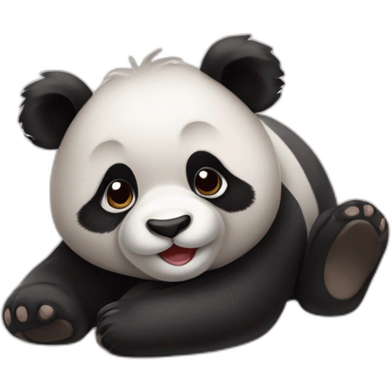 bébé panda qui font un calin emoji