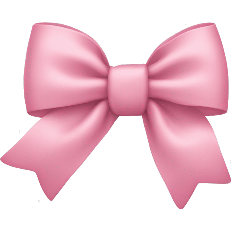 light pink bow on light pink bow emoji