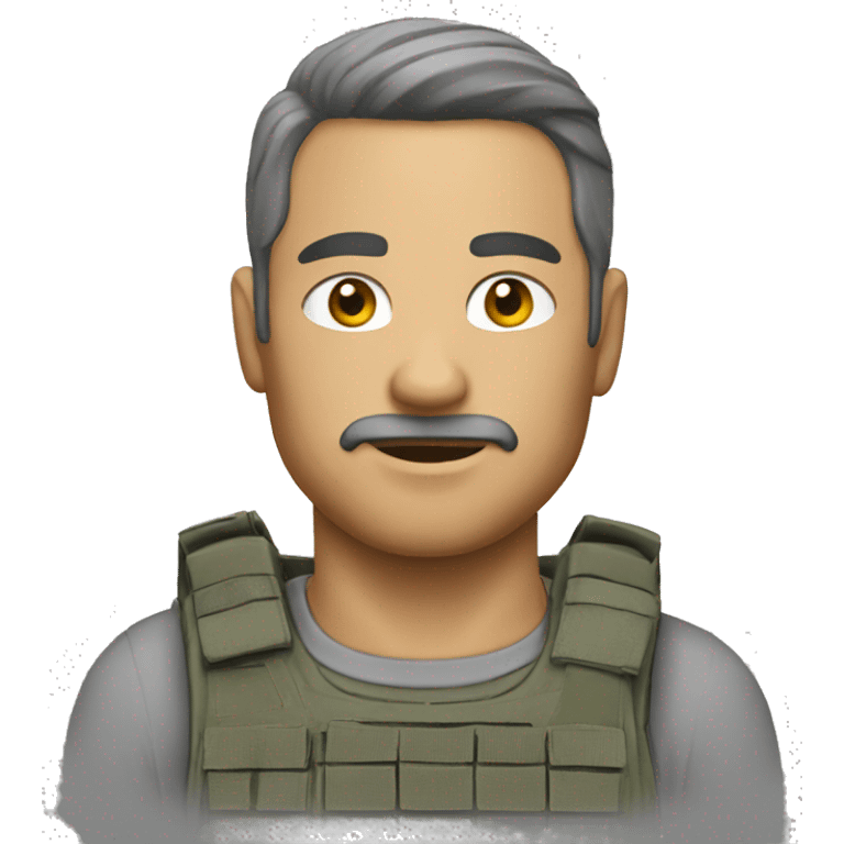 TACTICAL in grey emoji