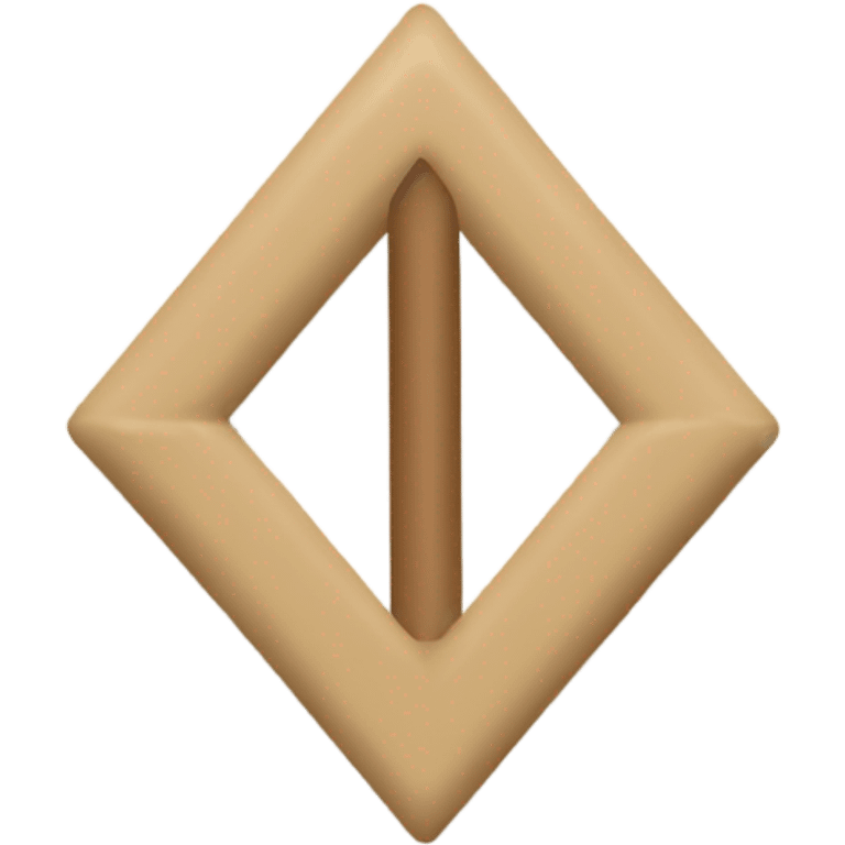 Beige arrow emoji