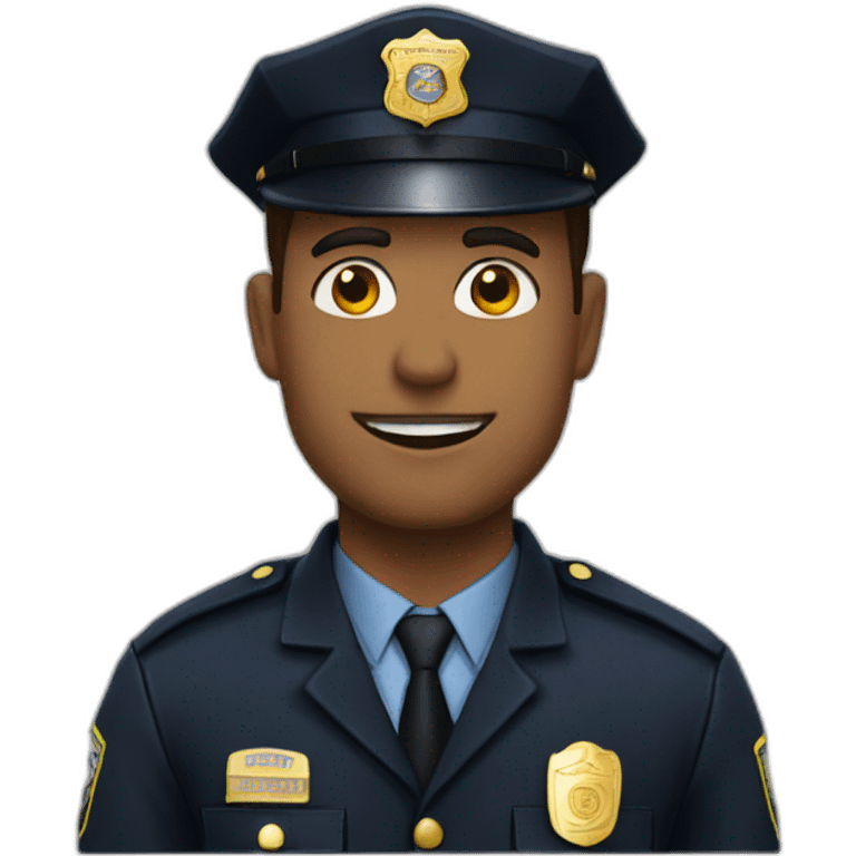 Cop men emoji