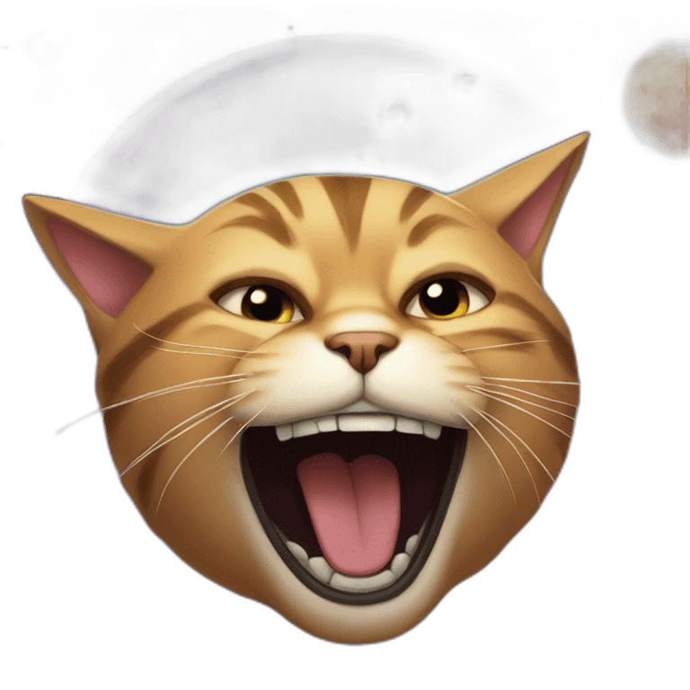 space ,angry,cat laughing emoji