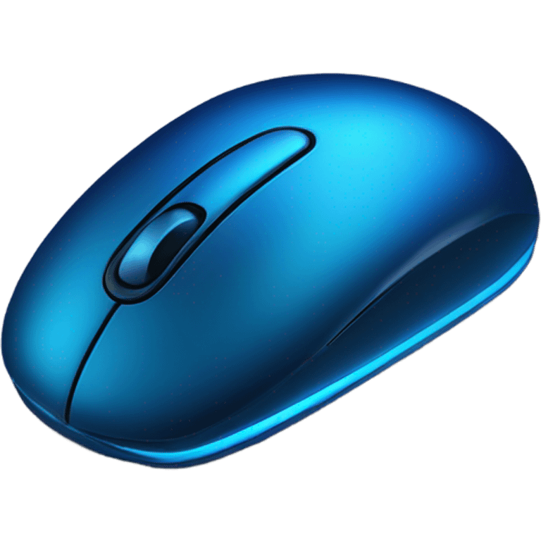 dark azure computer mouse emoji