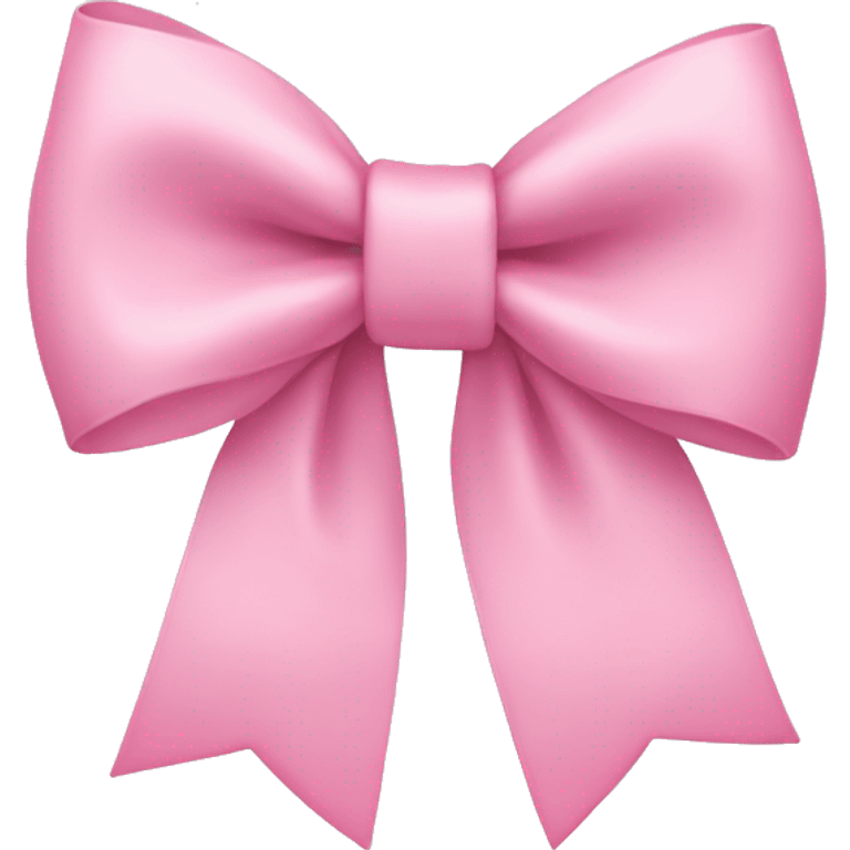 Pastel pink bow  emoji