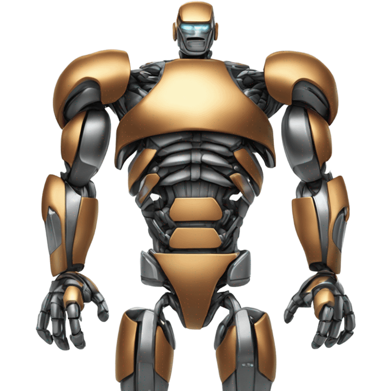 robot with 6 pack emoji