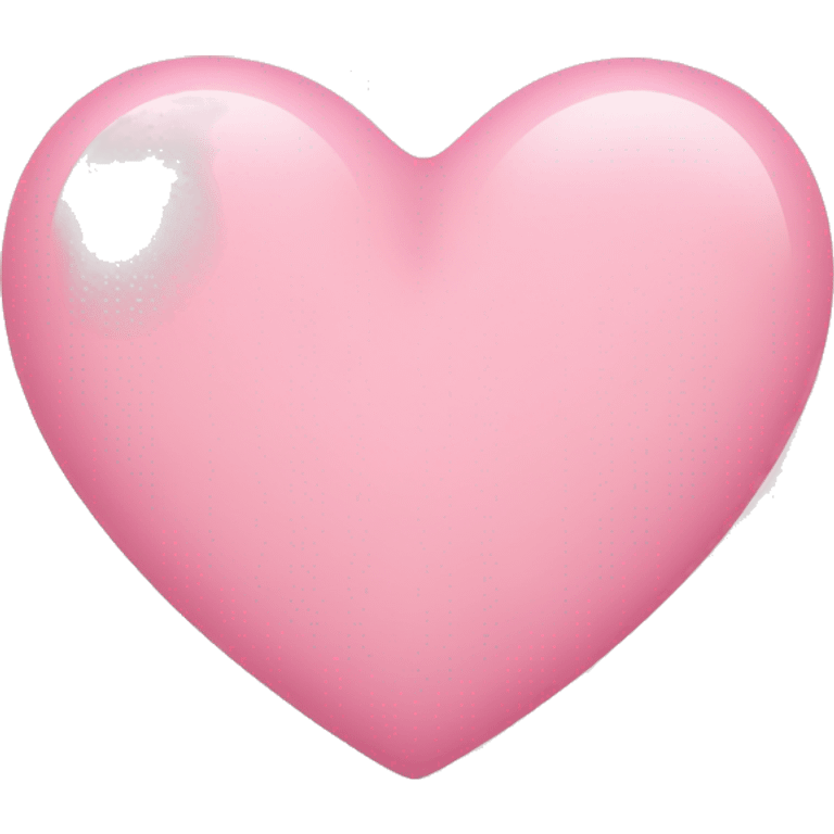 Baby pink heart emoji