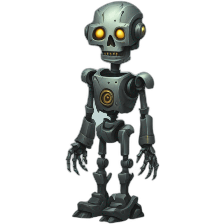 tall necromancer robot emoji