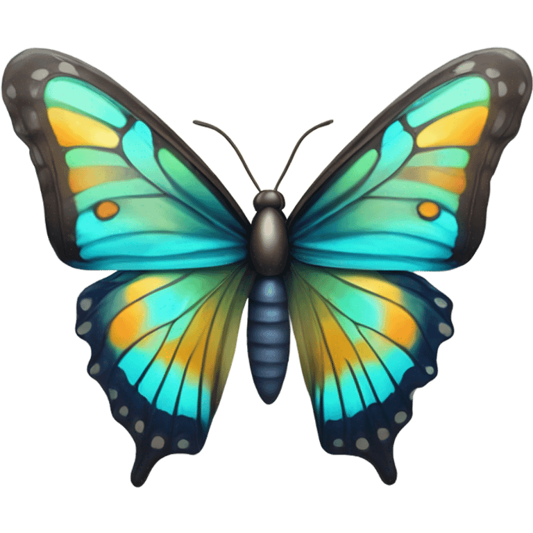 A butterfly emerging from a chrysalis  emoji