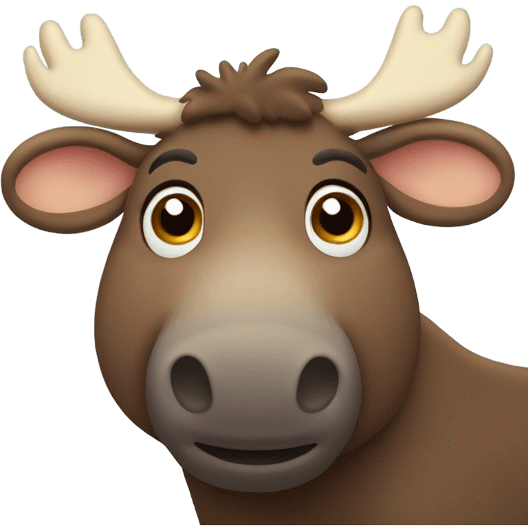 sweet moose emoji