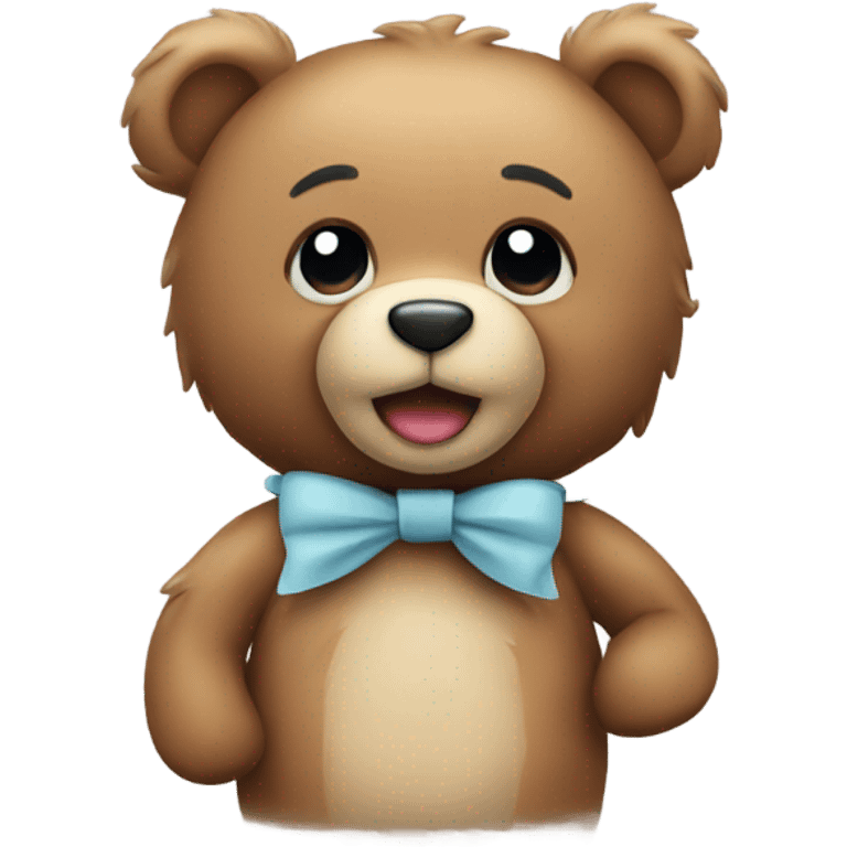 teddy bear Ok Hand emoji