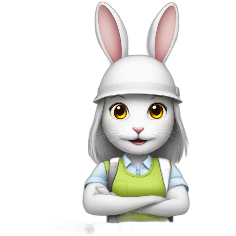 Architect Rabbit Girl emoji