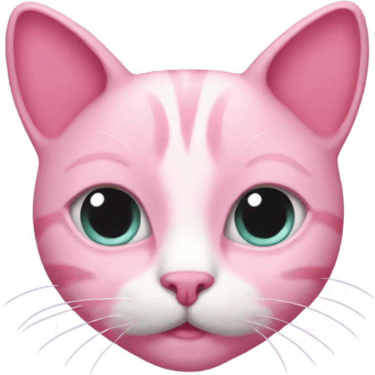 Pink cat emoji