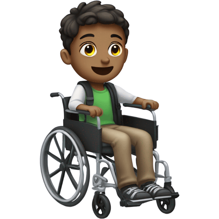 a disabled boy emoji