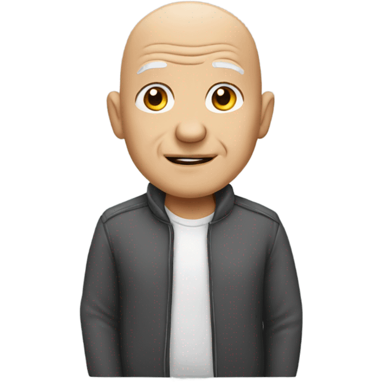 Bald old man emoji