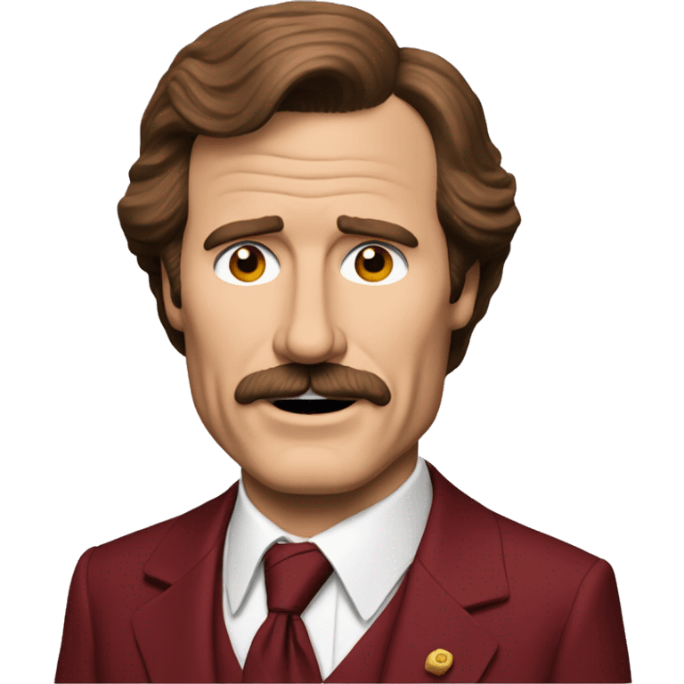 ron burgundy emoji