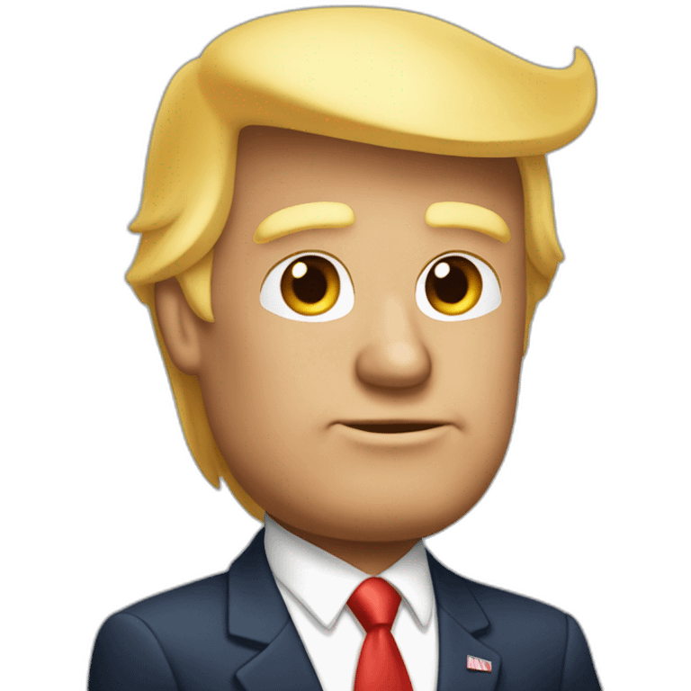 Donald Trump qui pète emoji