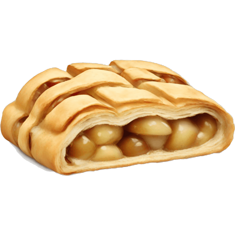 Apple strudel emoji