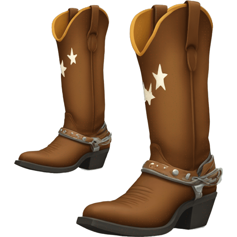 Cowboy boots emoji