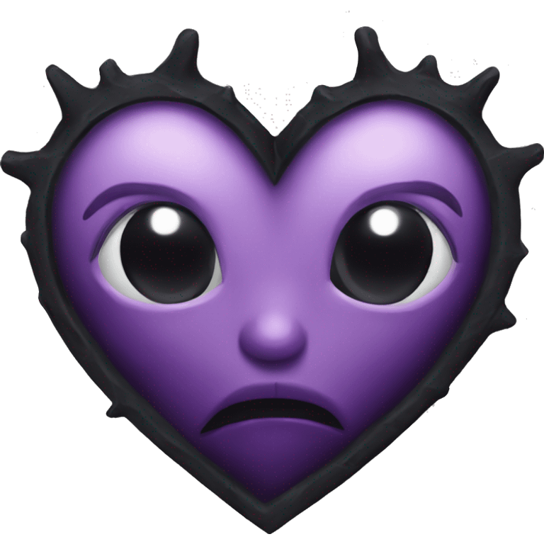 Gothic heart emoji