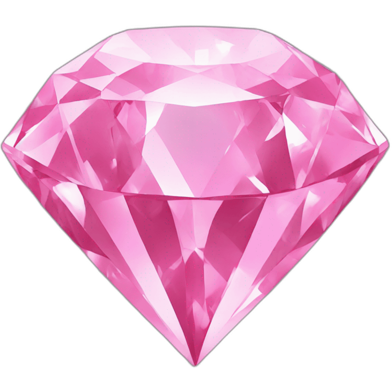 Pink diamond  emoji