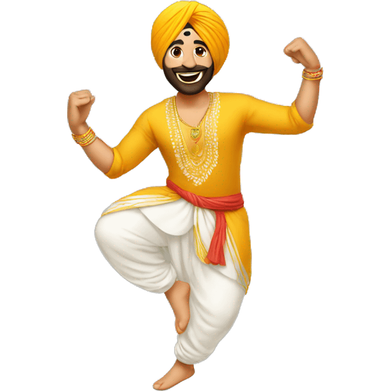 Punjabi dancing emoji