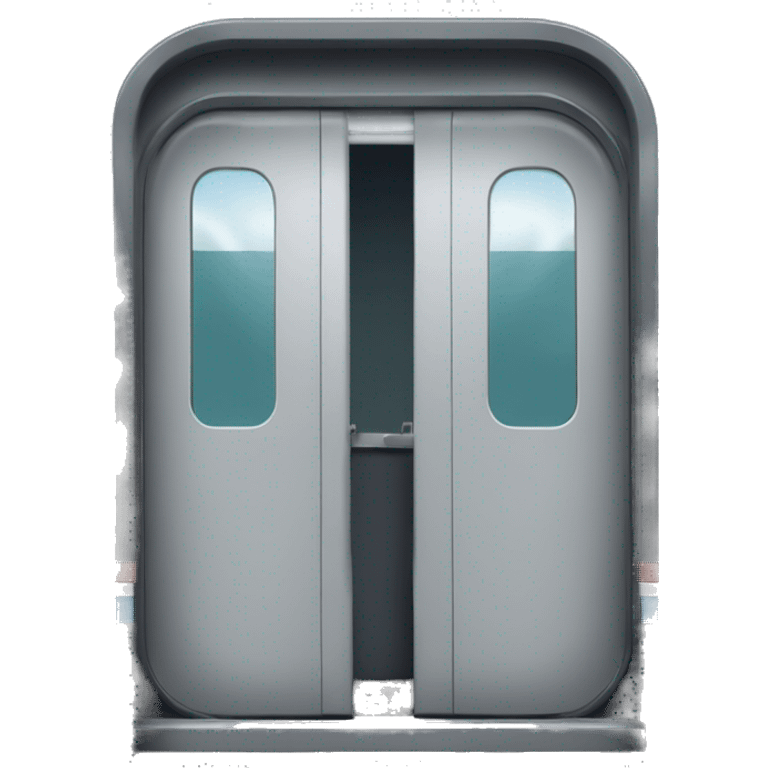 Open High Speed Train Wagon Door  emoji