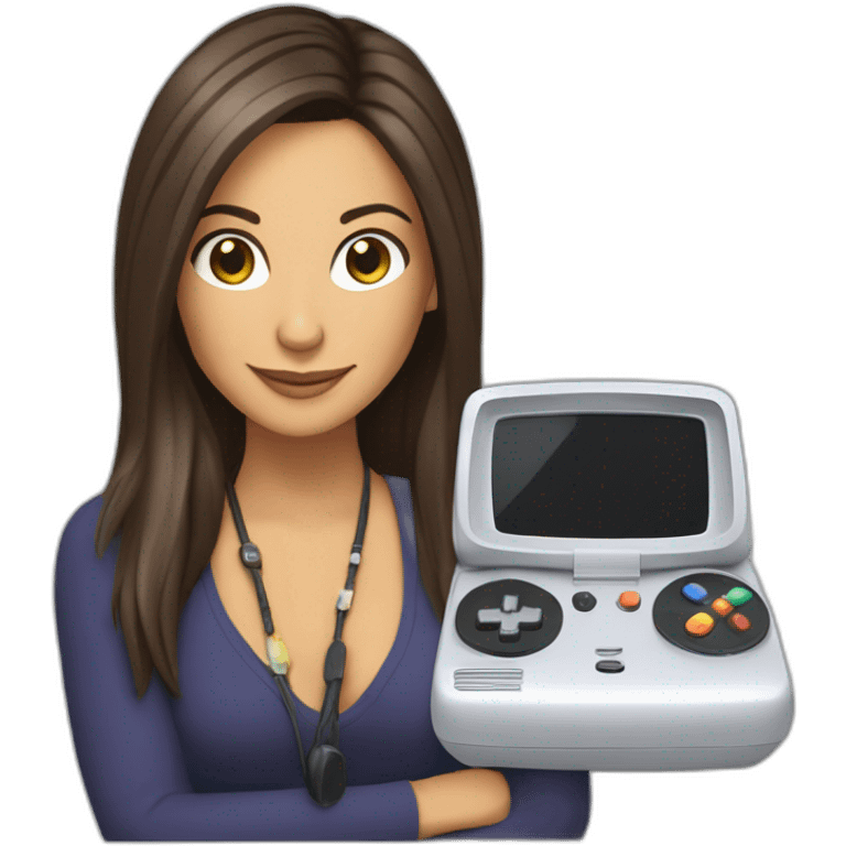 Ivete Sangalo playing video game console emoji