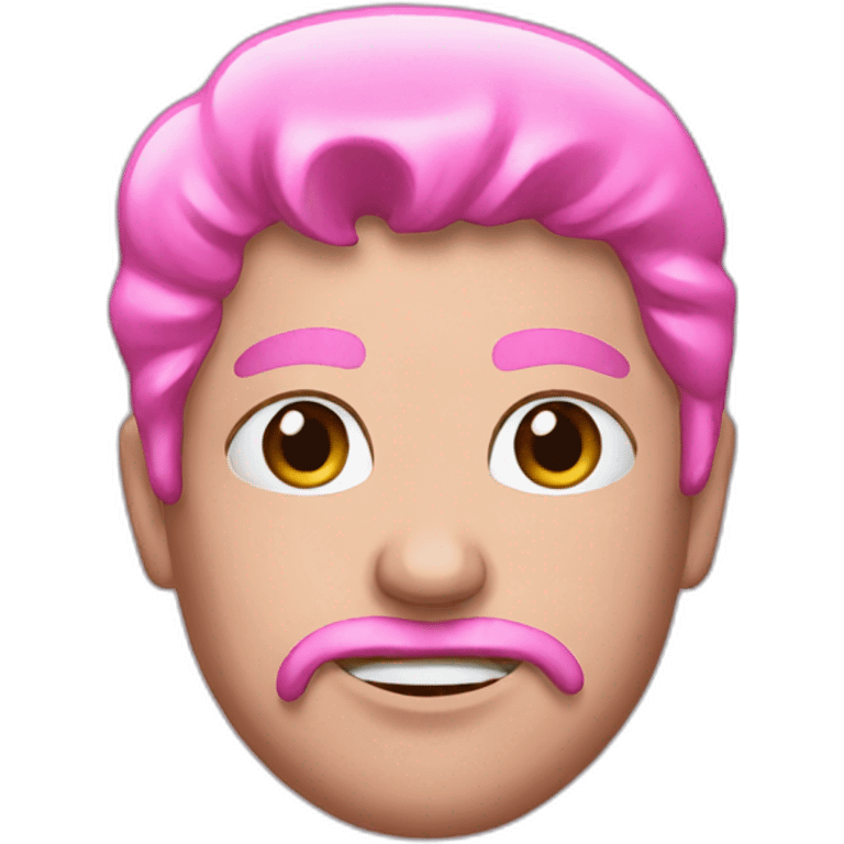 pink shit emoji