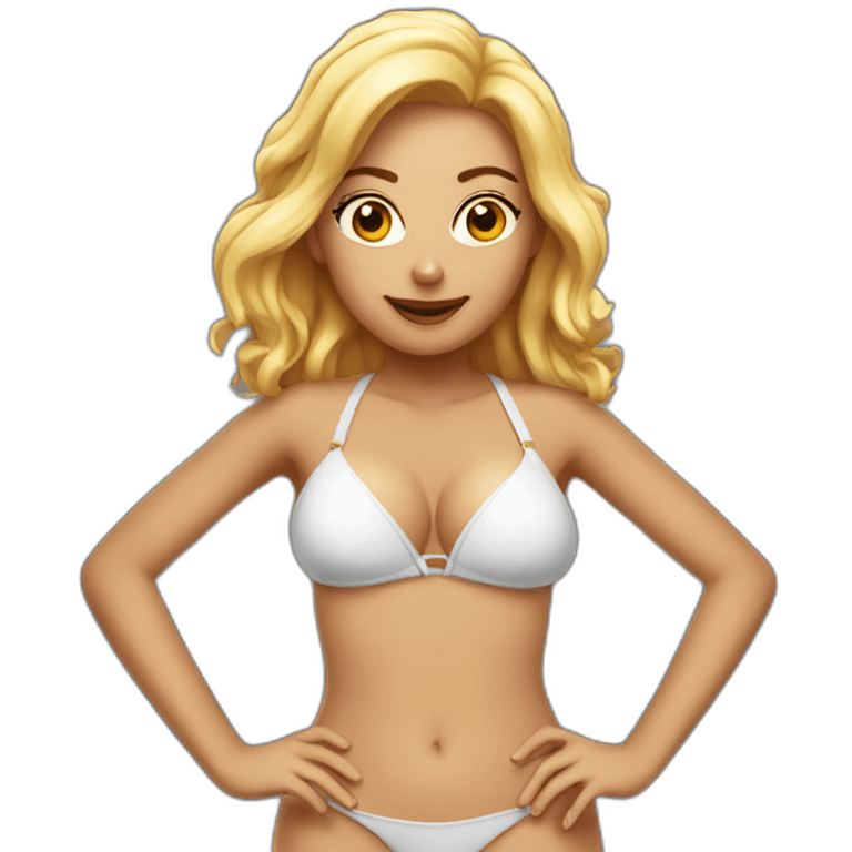 sexy lady in swimsuit emoji