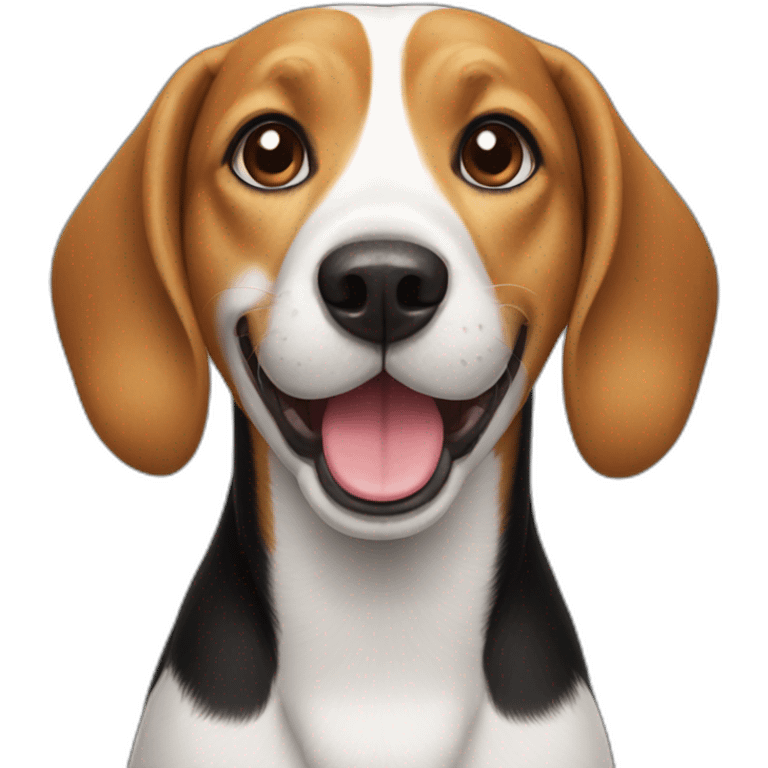 happy beagle emoji