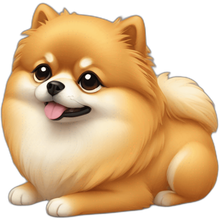 sleepy-dwarf-pomeranian emoji