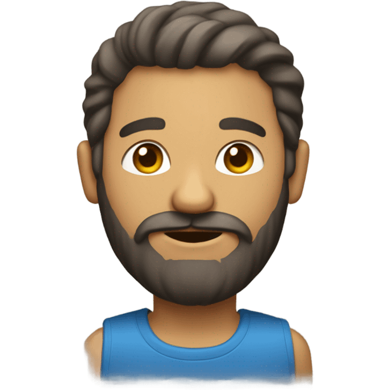 un hombre con barba y una gaita  emoji